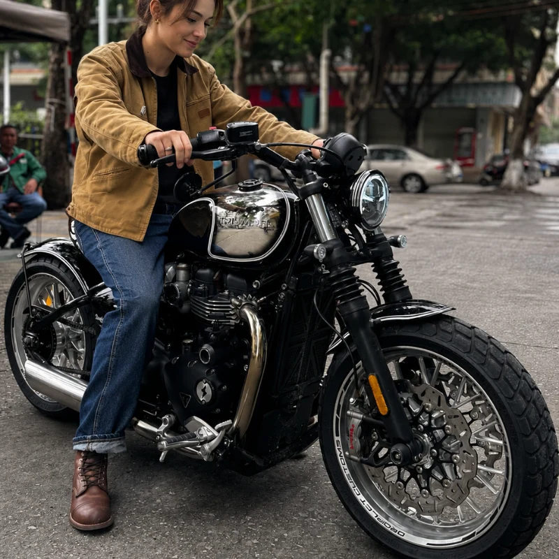 Jantes en alu sur mesure pour Triumph Bobber