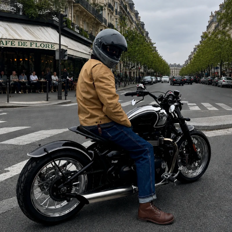 Jantes en alu sur mesure pour Triumph Bobber