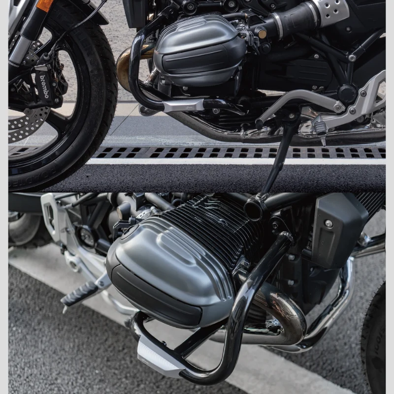 Crash bar moteur avec sliders – BMW R12 & R nineT