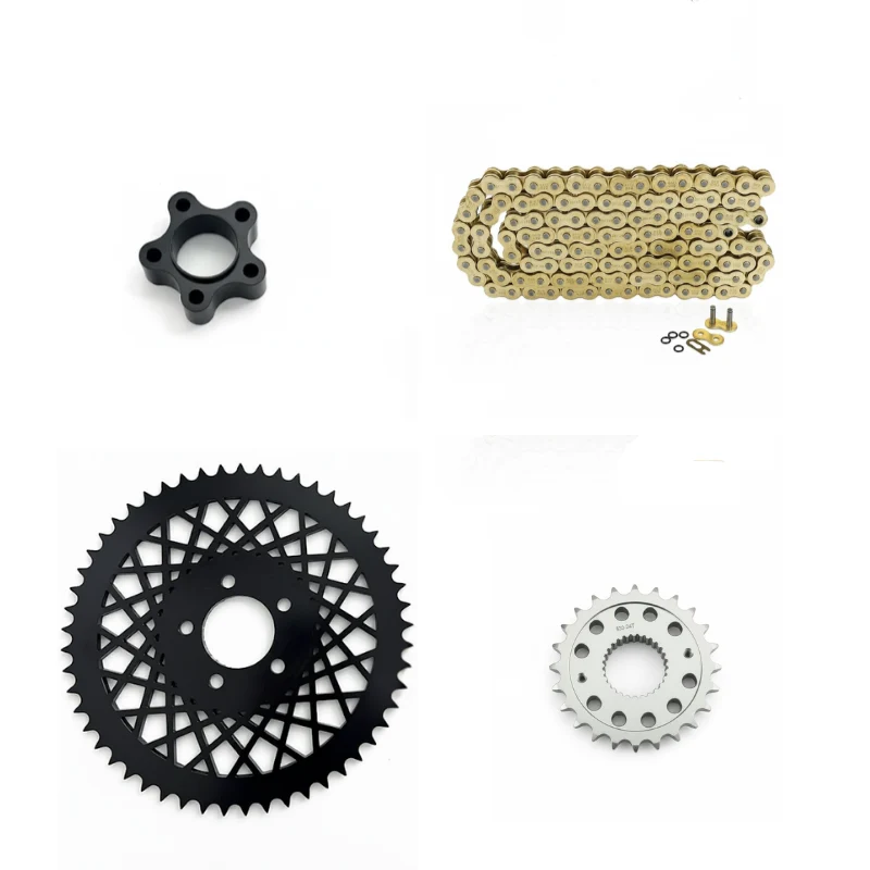 Kit conversion transmission chaîne 24/53 pour Harley Softail et Dyna 2008–2025