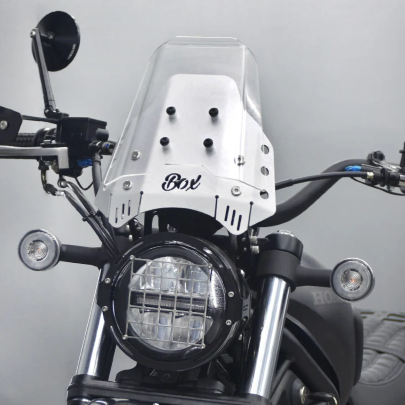 Saute-vent alu + pare-brise plexi - Honda CL500