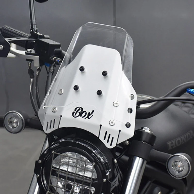 Saute-vent alu + pare-brise plexi - Honda CL500