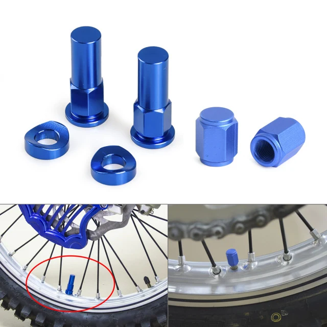 NICECNC capuchons de valves + valves pour KTM 85 125 250 350 450 525 SX EXC SXF EXCF XC XCF Honda Yamaha Kawasaki
