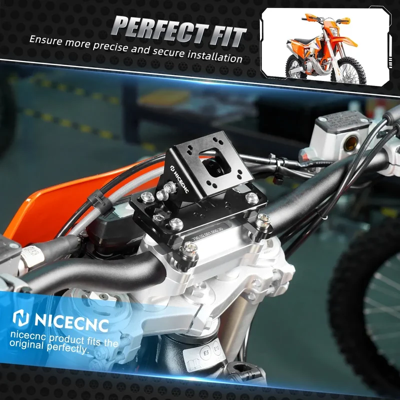 NICECNC For KTM 390 690 950 990 1050 1090 1190 1290 Enduro R SMC SMCR ADVENTURE 2008-2023 Navigation Bracket Phone GPS Holder
