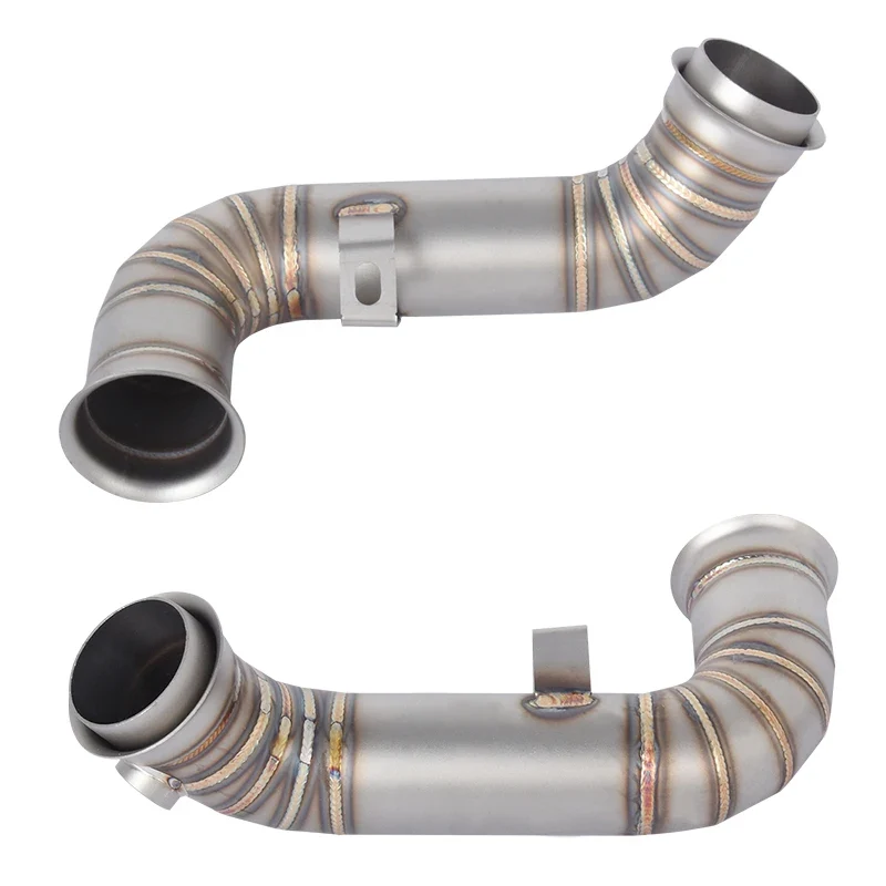 Slip On For CFMOTO 800 MTX MT-X800 MTX800 2024 2025 Stainless Steel Middle Link Pipe Motorcycle Exhaust System Escape Muffler