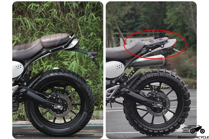 Porte-bagages arrière pour Triumph Scrambler 400X / Speed 400