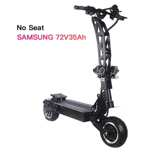 Fashion 72V 7000W Electric Scooter With Seat 11inch Off Road Dual Motor Foldable Electric Scooter for Adults