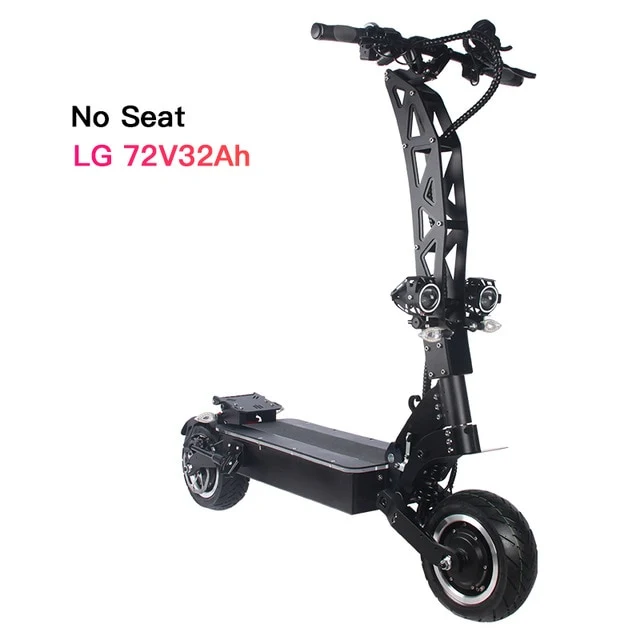 Fashion 72V 7000W Electric Scooter With Seat 11inch Off Road Dual Motor Foldable Electric Scooter for Adults