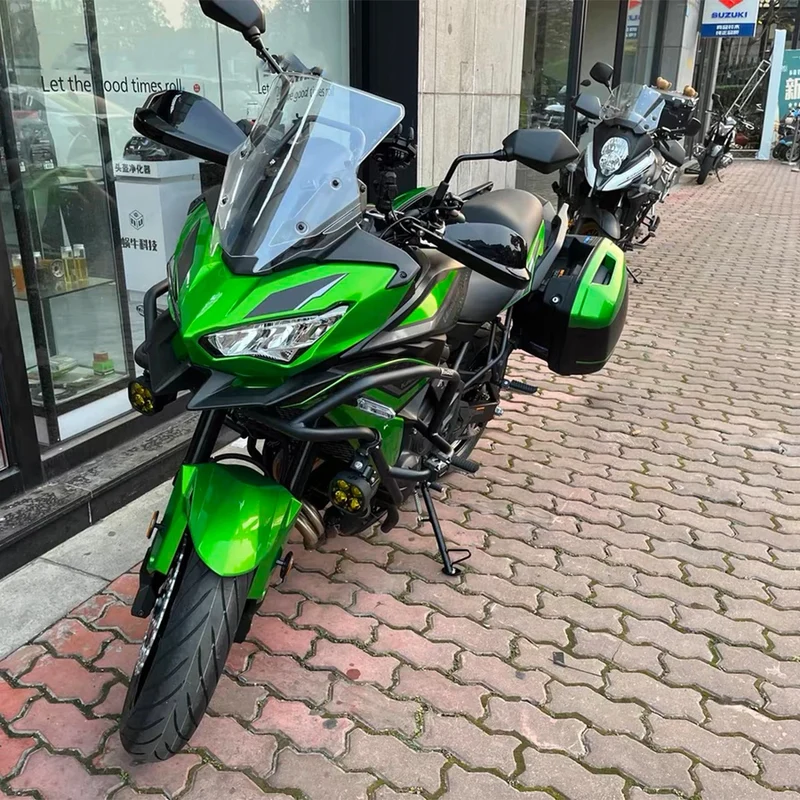 For Kawasaki Versys 650 KLE650 2016-2022 Motocycle Handle Guard Protector Handlebar Handguards Shields Brake Clutch Windshield
