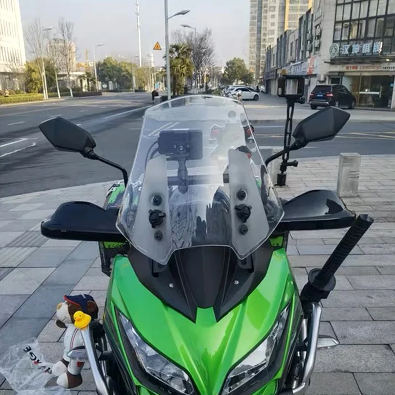 For Kawasaki Versys 650 KLE650 2016-2022 Motocycle Handle Guard Protector Handlebar Handguards Shields Brake Clutch Windshield