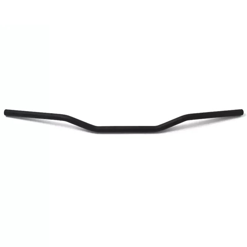 Guidon droit plat noir 85cm D.22mm