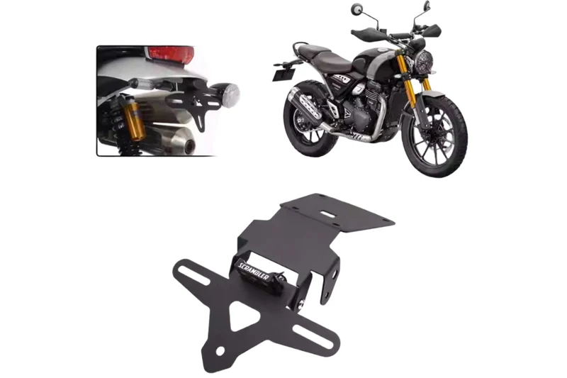 Support de plaque court Triumph Scrambler 400