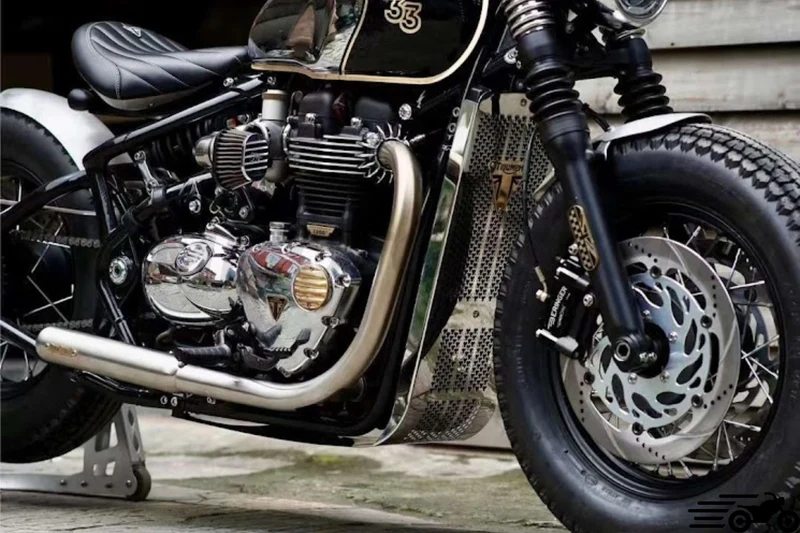 Grille protection radiateur et moteur Triumph Bobber