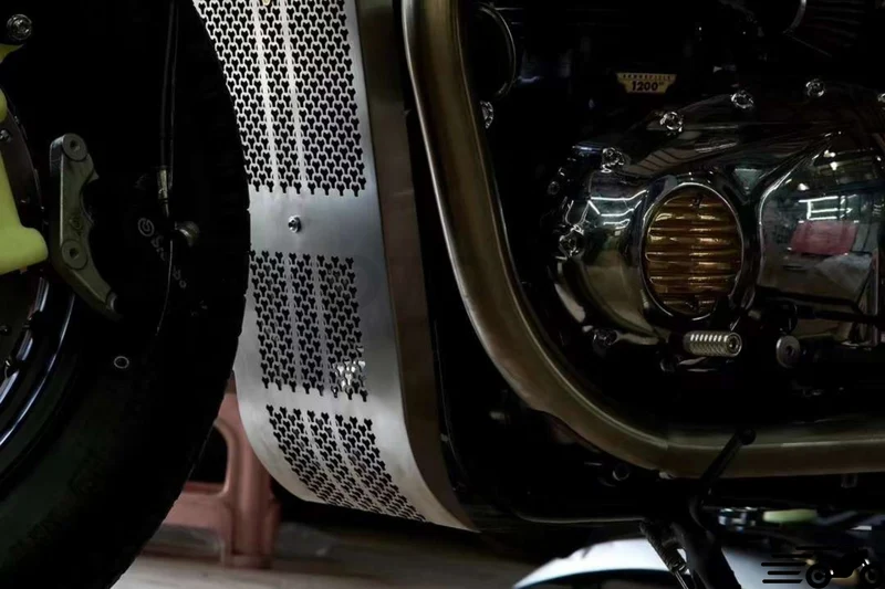 Grille protection radiateur et moteur Triumph Bobber