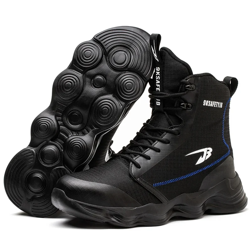 Motorcycle Boots Men Motorbike Riding Boots Four Seasons Motorcycle Shoes Men Work Safety Shoes Waterproof Botas Moto