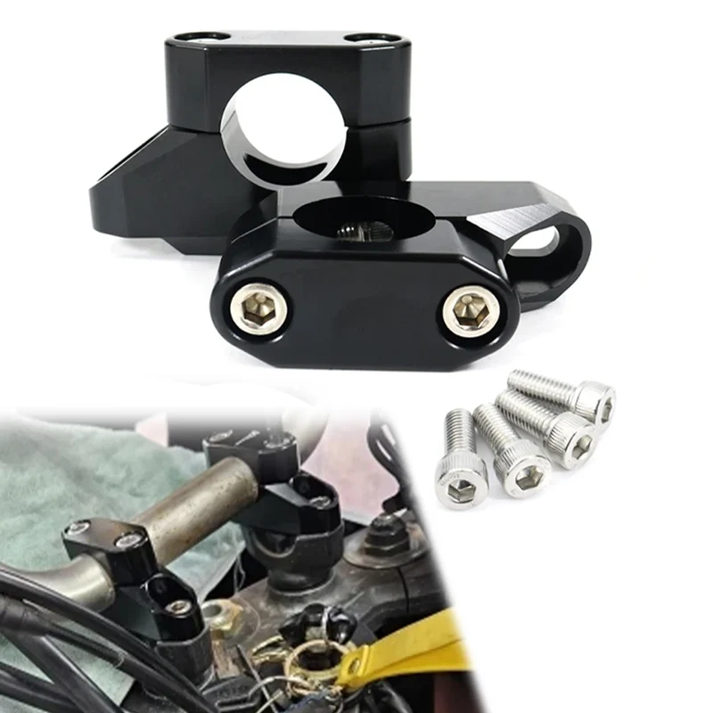 For Suzuki GSX-S1000 GX GSX-8S RMZ450 RMZ250 V-Strom 800 SE/1050 XT/1000 28mm 1 1/8" Handlebar Riser Fat Bar Riser Back Moved Up