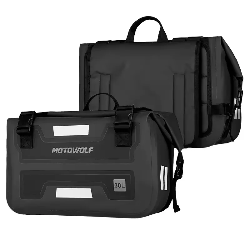 MOTOWOLF Motorcycle Bags Waterproof Outdoor Large Capacity Motorcycle Luggage Saddle Bag