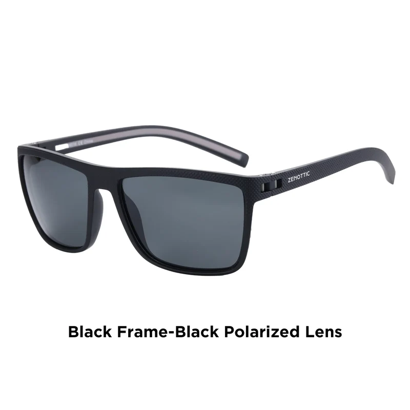 ZENOTTIC Retro Square Polarized Sunglasses Fashion Shade Women Men Ultra light TR90 Frame UV400 Protection Classics Sun Glasses