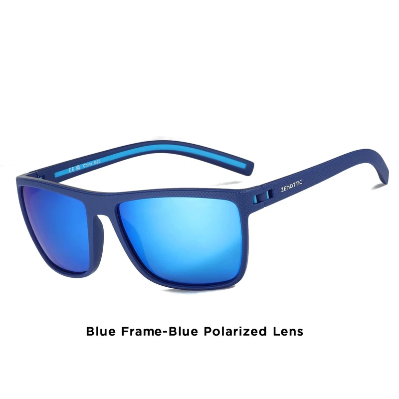 ZENOTTIC Retro Square Polarized Sunglasses Fashion Shade Women Men Ultra light TR90 Frame UV400 Protection Classics Sun Glasses