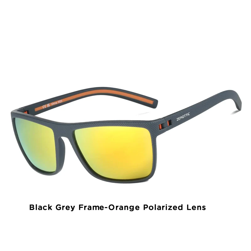 ZENOTTIC Retro Square Polarized Sunglasses Fashion Shade Women Men Ultra light TR90 Frame UV400 Protection Classics Sun Glasses