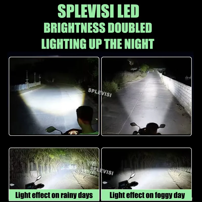 Motorcycle Light H11 H8 H9 LED Headlight High Beam Bulbs Fits For BMW R1200R Classic Standard ABS 2006-2015