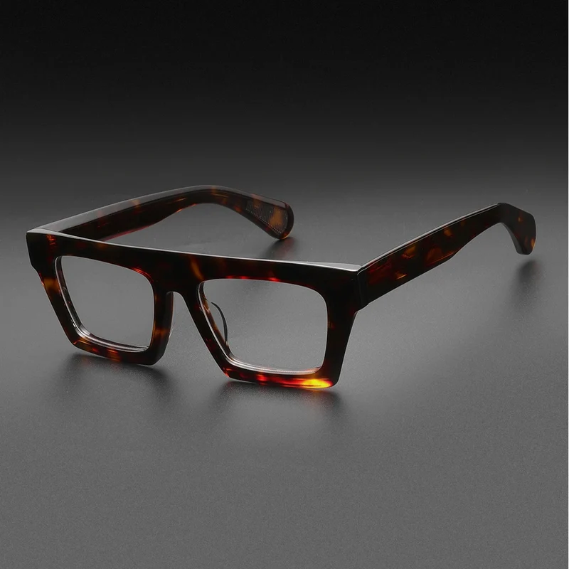 High Quality Acetate Optical Glasses Frame Men Women Luxury Brand Vintage Square Eyeglasses Customized Prescription Eyewear