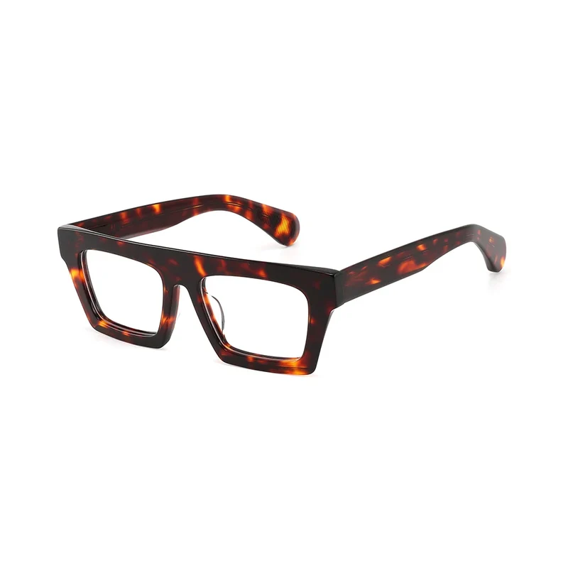 High Quality Acetate Optical Glasses Frame Men Women Luxury Brand Vintage Square Eyeglasses Customized Prescription Eyewear