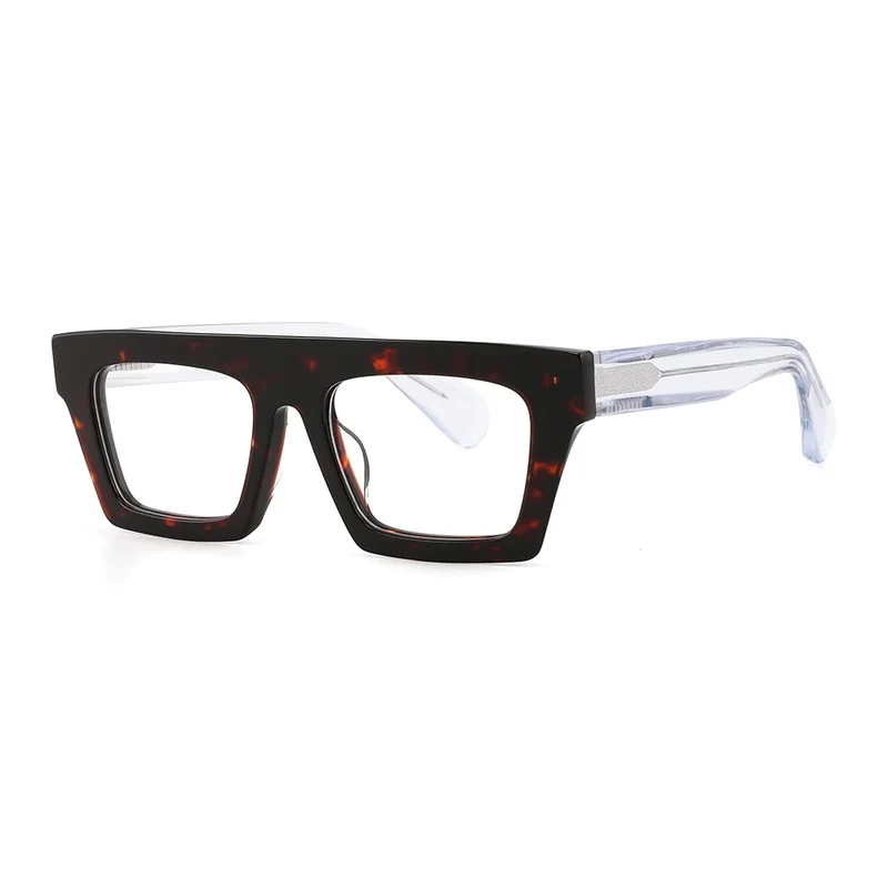 High Quality Acetate Optical Glasses Frame Men Women Luxury Brand Vintage Square Eyeglasses Customized Prescription Eyewear