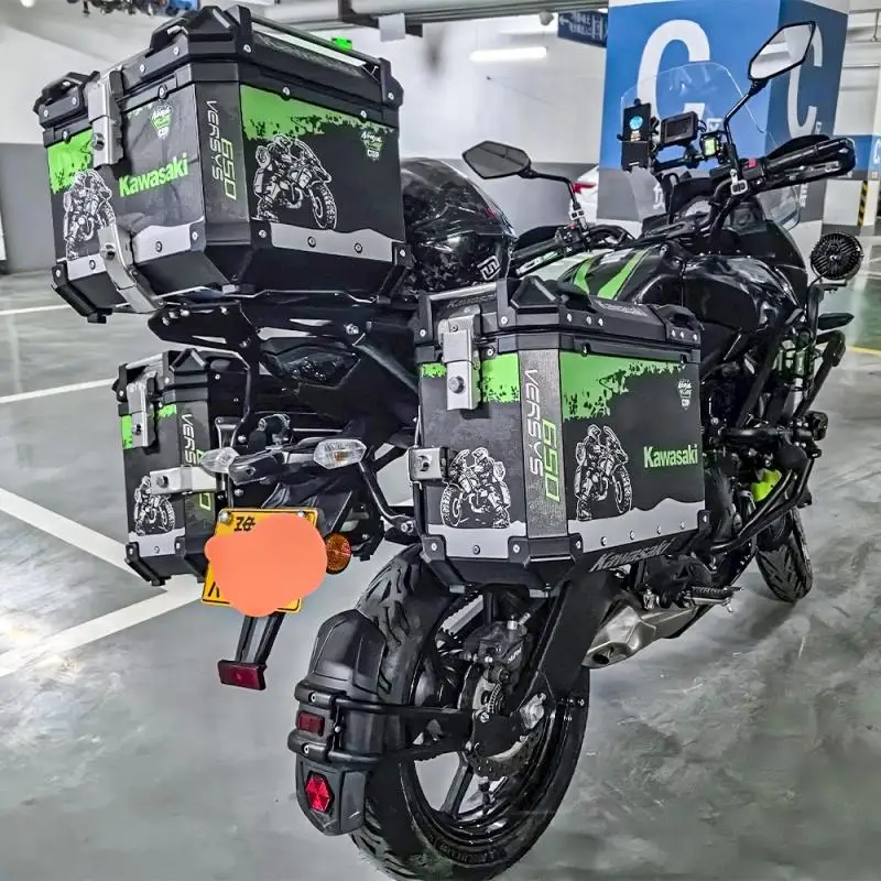 For Kawasaki Versys 650 Carrier Side Rear Luggage Boxes Cases Mounting Motorcycle Luggage Side Case Box Rack Bracket System