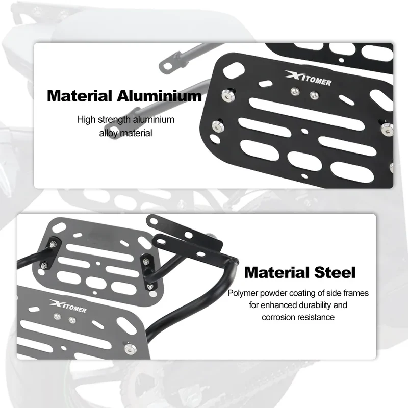 For KAWASAKI Versys 650 2015 2016 2017 2018 2019 2020-2023 Motorcycle Saddlebag Support Bars Mounting Brackets Side Luggage Rack