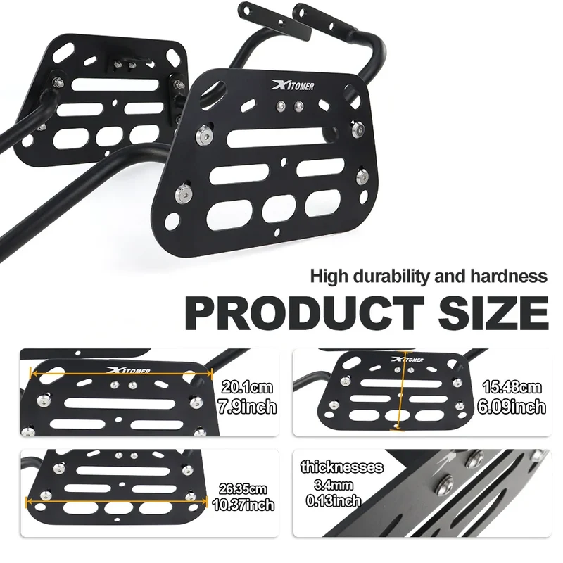 For KAWASAKI Versys 650 2015 2016 2017 2018 2019 2020-2023 Motorcycle Saddlebag Support Bars Mounting Brackets Side Luggage Rack