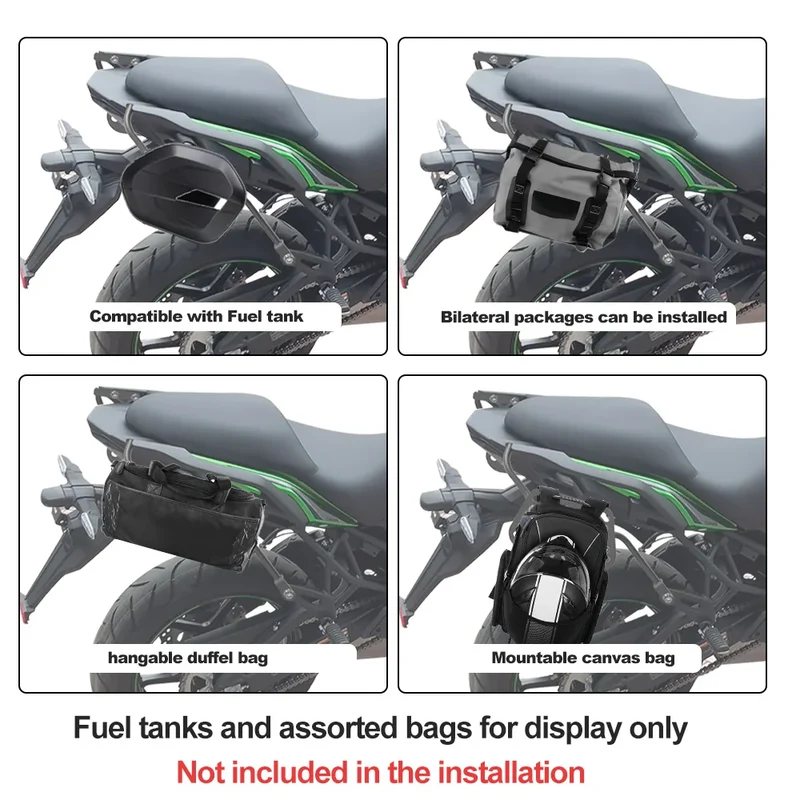 For KAWASAKI Versys 650 2015 2016 2017 2018 2019 2020-2023 Motorcycle Saddlebag Support Bars Mounting Brackets Side Luggage Rack