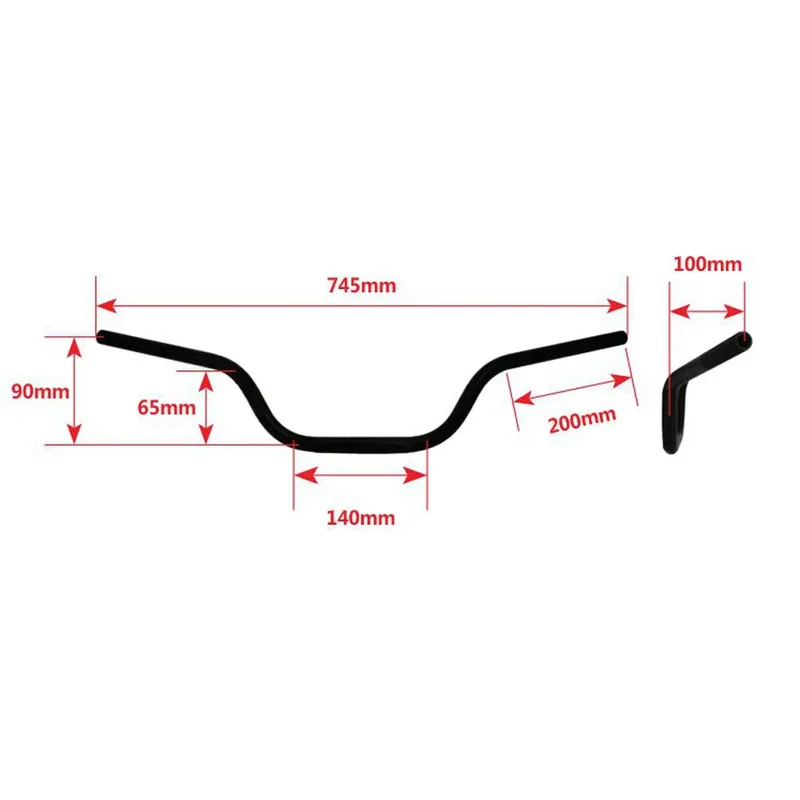 Motorcycle Steering Wheel 22mm Handlebars Renthal CNC Aluminum Alloy Anti-rust for Kawasaki Z750 FZ1 XJ6 Z800 Z900 Versys 650
