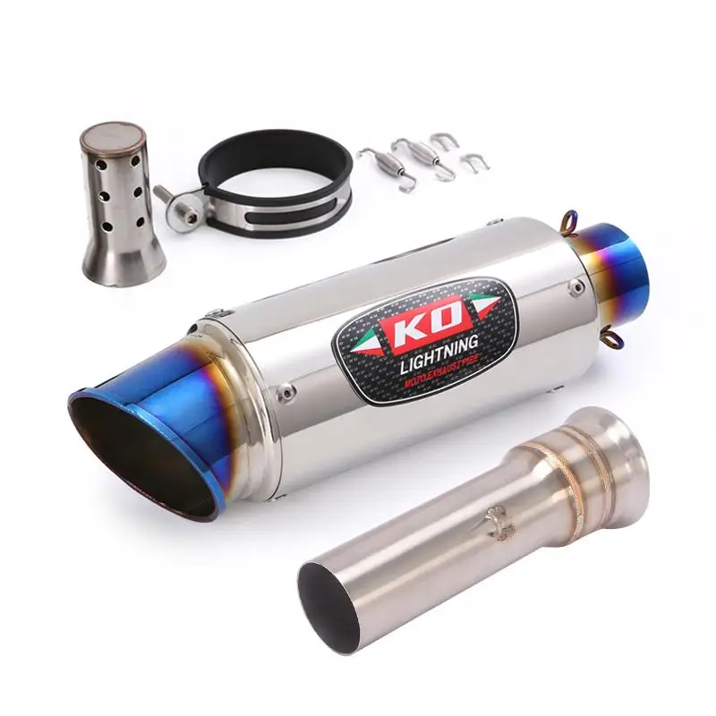 51MM Exhaust Pipe Motorcycle Muffler Mid Pipe Stainles Steel Escape Modified For 1290 Super Adventure R/S/T 2016-2020