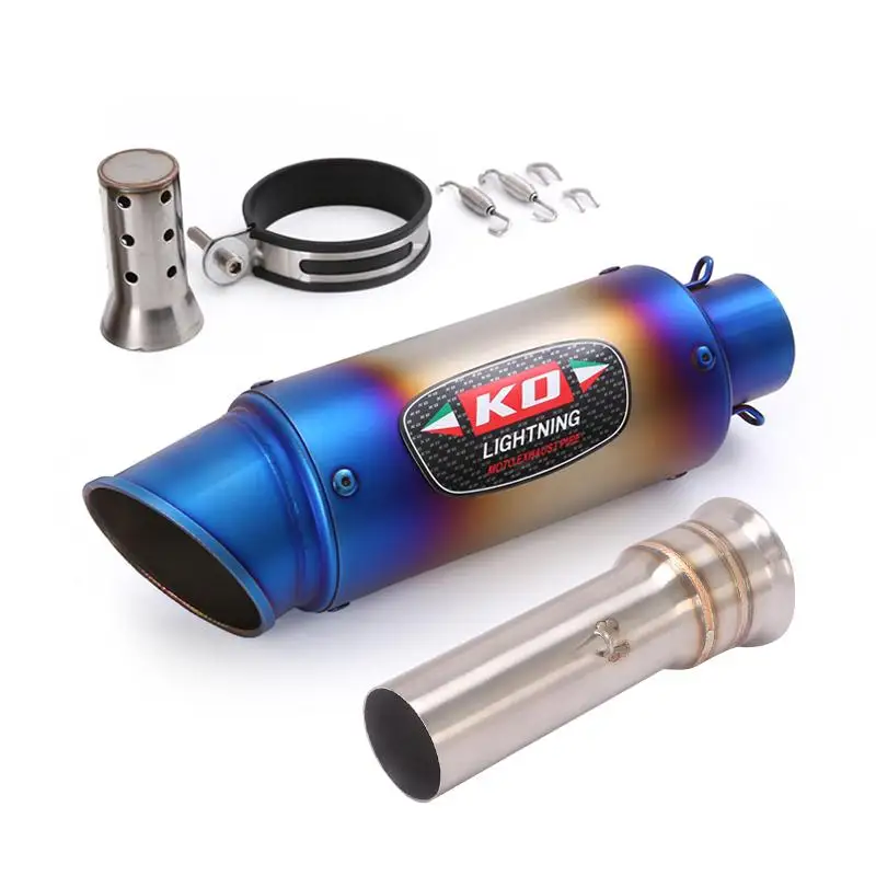 51MM Exhaust Pipe Motorcycle Muffler Mid Pipe Stainles Steel Escape Modified For 1290 Super Adventure R/S/T 2016-2020
