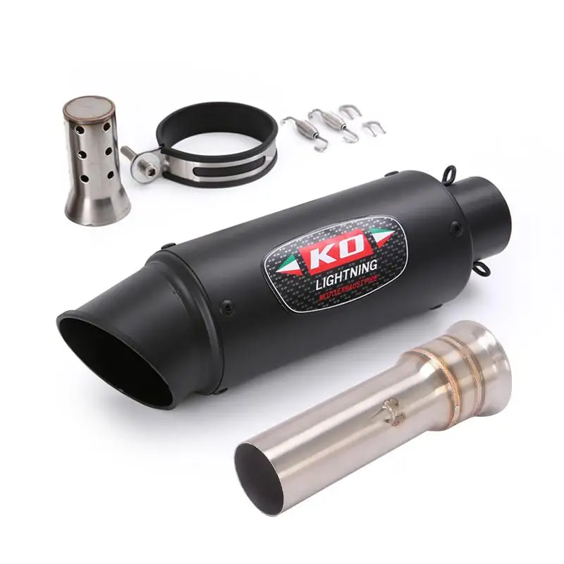 51MM Exhaust Pipe Motorcycle Muffler Mid Pipe Stainles Steel Escape Modified For 1290 Super Adventure R/S/T 2016-2020