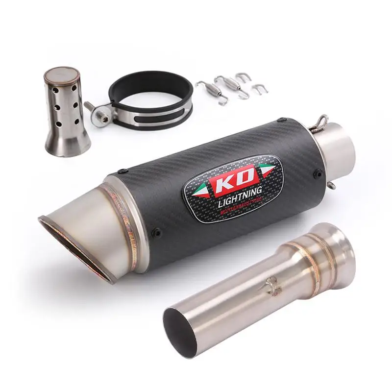 51MM Exhaust Pipe Motorcycle Muffler Mid Pipe Stainles Steel Escape Modified For 1290 Super Adventure R/S/T 2016-2020