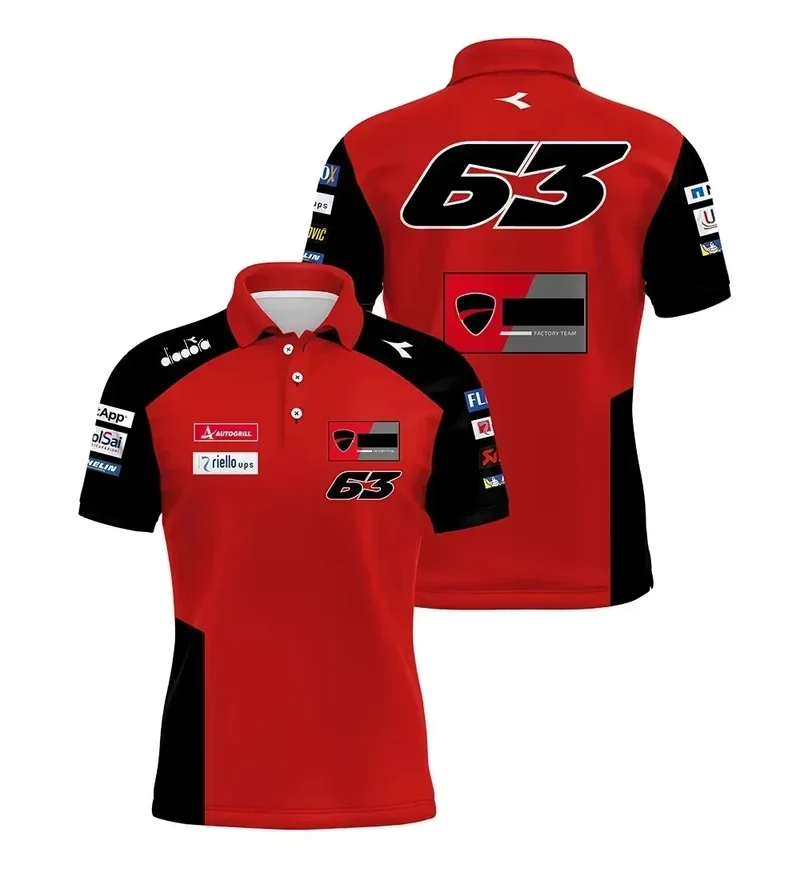 No.93 Rider Polo Shirt For Mens 2025-26 New Moto Gp Outdoor Extreme Sports Motorcycle Quick Drying Riding Suit Tees