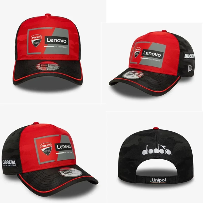 High Quality Hiphop Baseball Cap Adjustable Sport Casual Cap Outdoor Summer Men Women Leisure Breathable Cap For Ducati MOTOGP