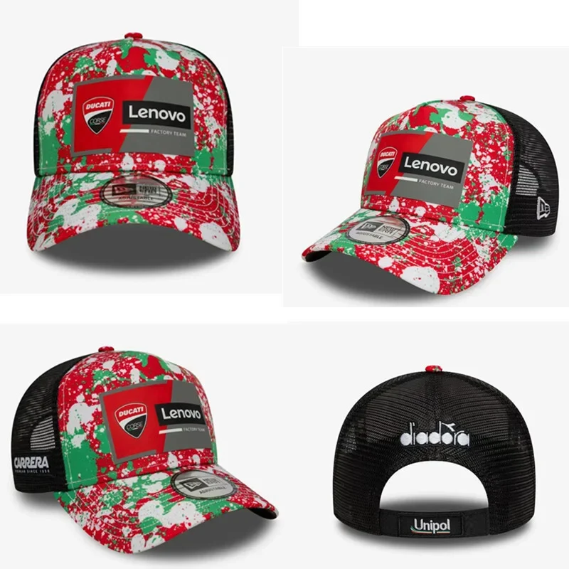 High Quality Hiphop Baseball Cap Adjustable Sport Casual Cap Outdoor Summer Men Women Leisure Breathable Cap For Ducati MOTOGP