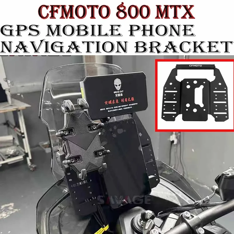 800 MTX Motorrad Navigation Halterung Handy GPS Smartphone Platte Halter Für CFMOTO 800 MTX800 MTX CF Moto800 MT-X Zubehör