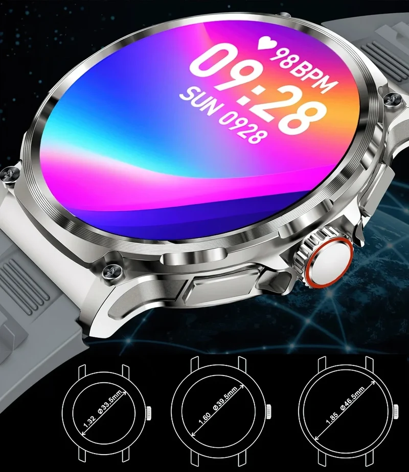 Xiaomi New V69 1.85" Ultra Hd Display Smartwatch Men 710 Mah Large Battery 400+ Watch Faces Smart Watch For Android IosPhone2