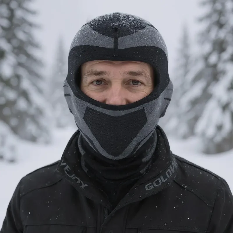 Men Balaclava Motorcycle Face Mask Full Face Winter Cold-proof Ski Mask Motorcycle Cycling Bike Scarf Hat Casco Moto Helmet Hood