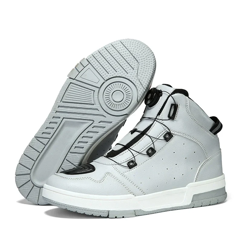 Summer New Motorcycle Boots Men Women Knight Outdoor Riding Anti-slip Spring Sneakers Shoes Bicycle Mountain Racing Road Speed