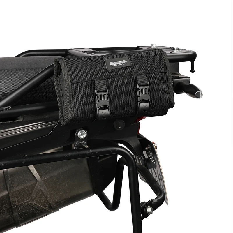 Rhinowalk Motorcycle Tool Bag Roll Toolkit Saddle Bag Portable Repair Kit Storage Pouch Universal Large Capacity Side Tool Bag