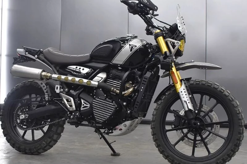 Echappement haut Triumph Scrambler 400 X - Speed 400