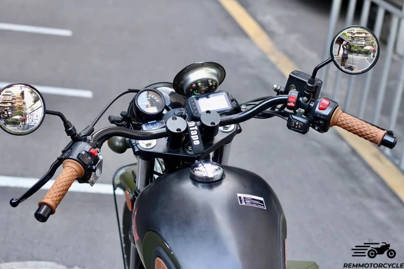 Guidon Cruiser Vintage Noir 22 mm