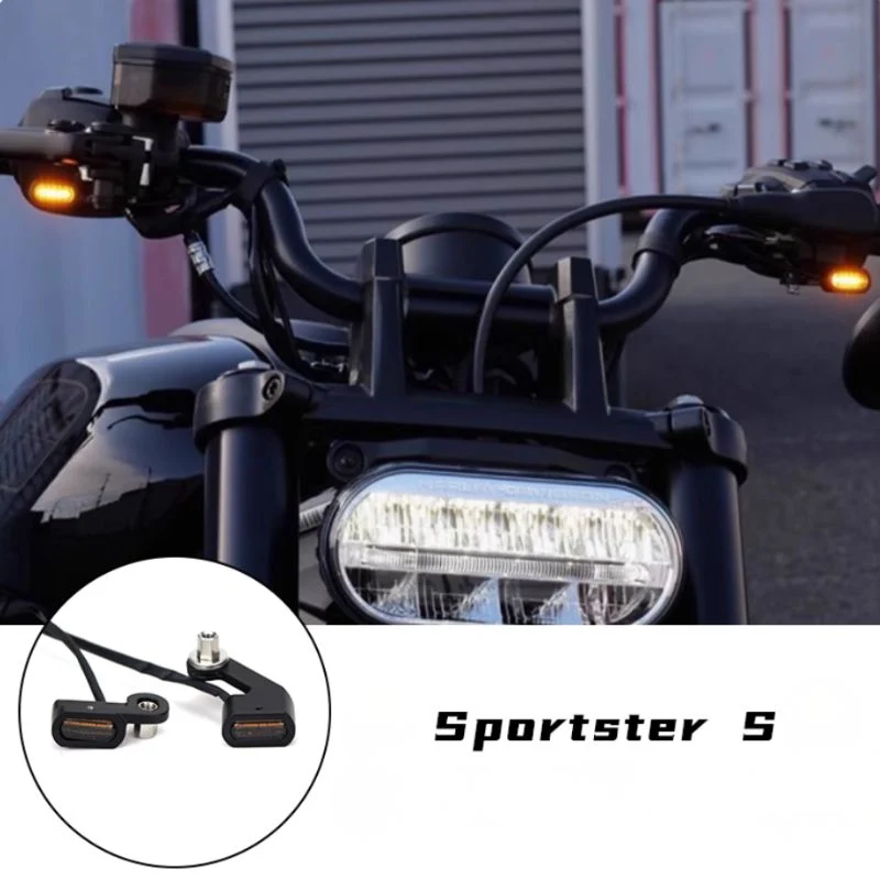 Clignotant guidon Harley Sportster S