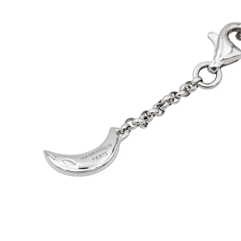 Mauboussin Accessoire Bijou de téléphone Or blanc Diamant