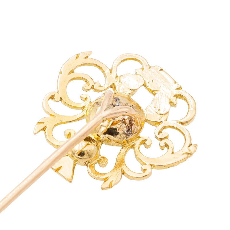 Accessoire Epingle à cheveux Or jaune Rubis, Diamant